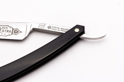 5/8" Thiers-Issard Evide Sonnant Extra Straight Razor | Black Resin