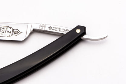 5/8" Thiers-Issard Evide Sonnant Extra Straight Razor | Black Resin