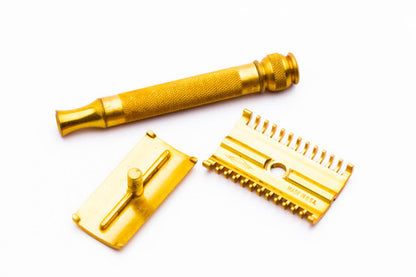 1930's Gillette NEW Long Comb Double Edge Safety Razor Set