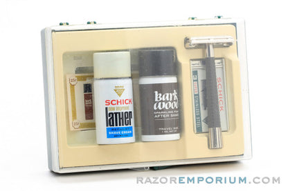 1960's Schick Eversharp 'Krona' Double Edge Safety Razor Set