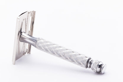 1973 T1 Gillette Ball End Tech Spiral Handle DE Safety Razor | Original Condition