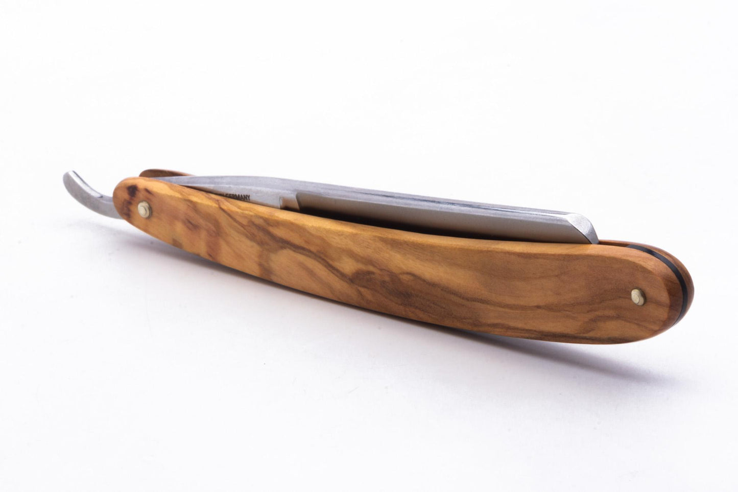 5/8" Dovo Solingen 'INOX' Olive Wood Straight Razor
