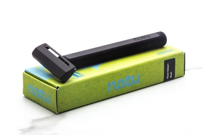 NATU | Black Pivoting Head Single Edge Safety Razor