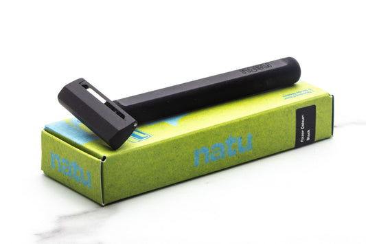 NATU | Black Pivoting Head Single Edge Safety Razor