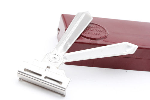 1935 Schick Injector Safety Razor Type D Set | Satin Rhodium Revamp