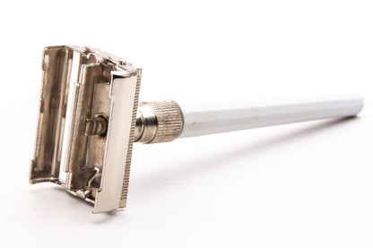 Vintage Wizamet W-6 TTO Double Edge Safety Razor Set | Original Condition