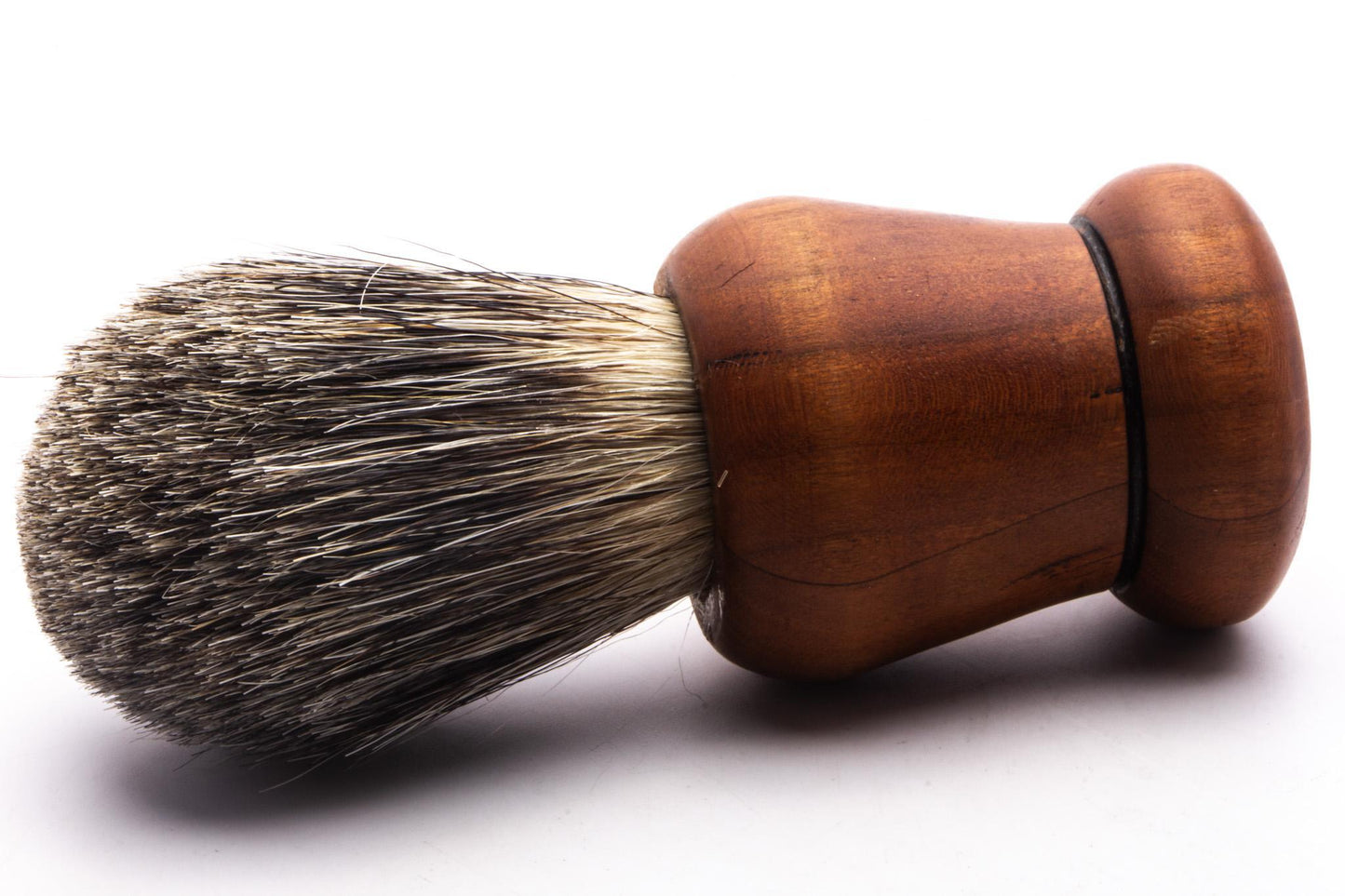 Vintage Restored Best Badger Wooden Handle Shave Brush
