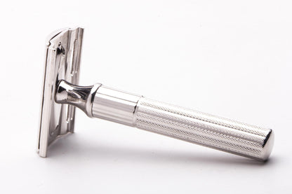 1939-47 Gillette '1932' Fat Handle Tech Double Edge Safety Razor | Rhodium Revamp