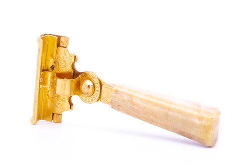 1935-45 Type E Schick Eversharp Gold Injector Razor | Original Condition