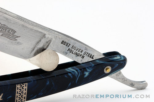 6/8" Best Silver Steel Vintage Straight Razor | Solingen, Germany