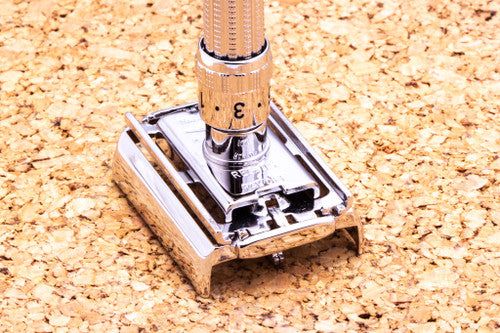 1967 M3 Gillette Slim Adjustable Double Edge Safety Razor  | Rhodium Revamp