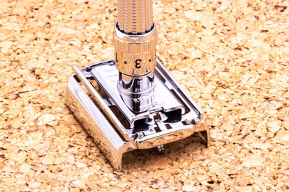 1967 M3 Gillette Slim Adjustable Double Edge Safety Razor  | Rhodium Revamp