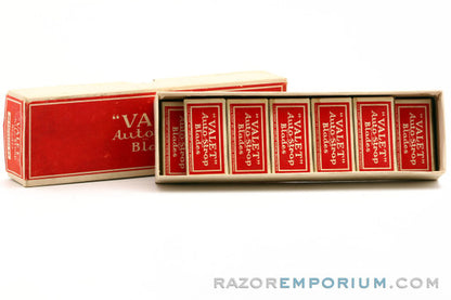 Valet Auto Strop Blades (pack of 5) - New Old Stock (NOS) Razor Blades