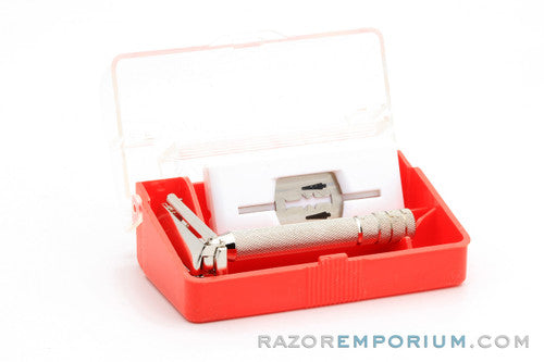 1947-51 Gillette Super Speed TTO Safety Razor with Styrene Case