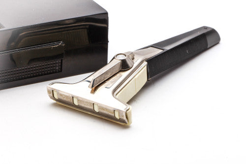 1971 Gillette Techmatic Safety Razor with Case