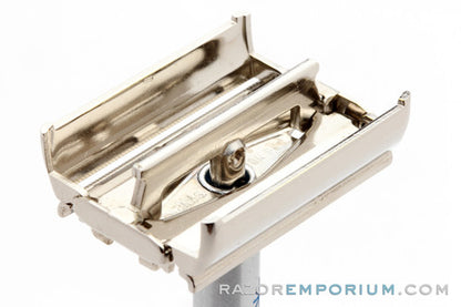 1963 Gillette I2 Blue Star Lady Gillette Double Edge Safety Razor