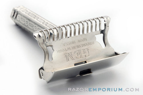 1930's Gem Junior Single Edge Safety Razor | Factory Nickel Revamp