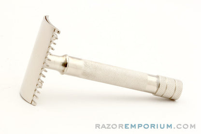 1919 Gillette Single Ring DE Safety Razor |Nickel Revamp