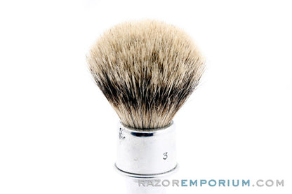 Rubberset Vintage Shave Brush No. 4 | Superfine Badger Revamp
