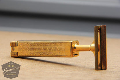 Schick 1930's Type B Gold Repeating Injector Razor