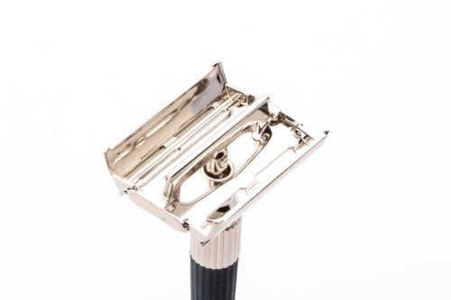 1970 P4 Gillette Knack TTO Double Edge Safety Razor | Factory Nickel Revamp
