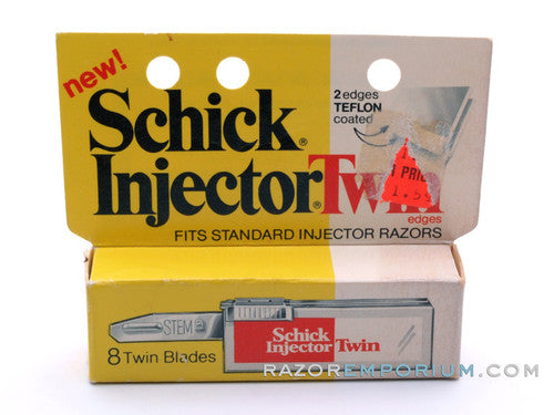 Schick Injector Twin (8) - New Old Stock (NOS) Razor Blades – Razor ...