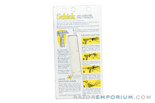 1960's Schick Lady Eversharp 'Le' Injector Razor - New Old Stock