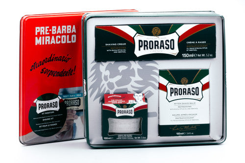 Proraso Green Refresh Menthol & Eucalyptus Shaving Gift Set