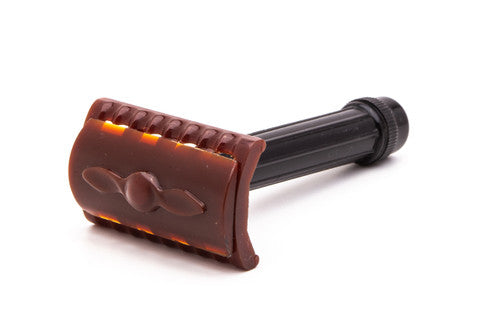 Vintage Plane Propeller Double Edge Plastic Safety Razor