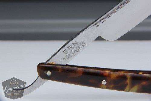 5/8" Craftsman Straight Razor w/ Tortoise Scales Hollow | Solingen, Germany
