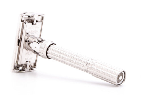 1963 I2 Gillette Slim Adjustable Safety Razor | Rhodium Revamp