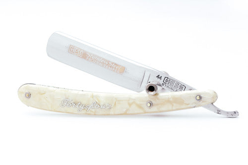 11/16" Hess #44 Frozen Temper Stainless Steel Straight Razor