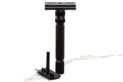 Rockwell Razors | SETPOINT Black Aluminum Adjustable Safety Razor