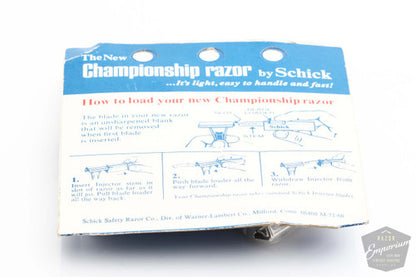 Schick 1976 Championship Injector Razor