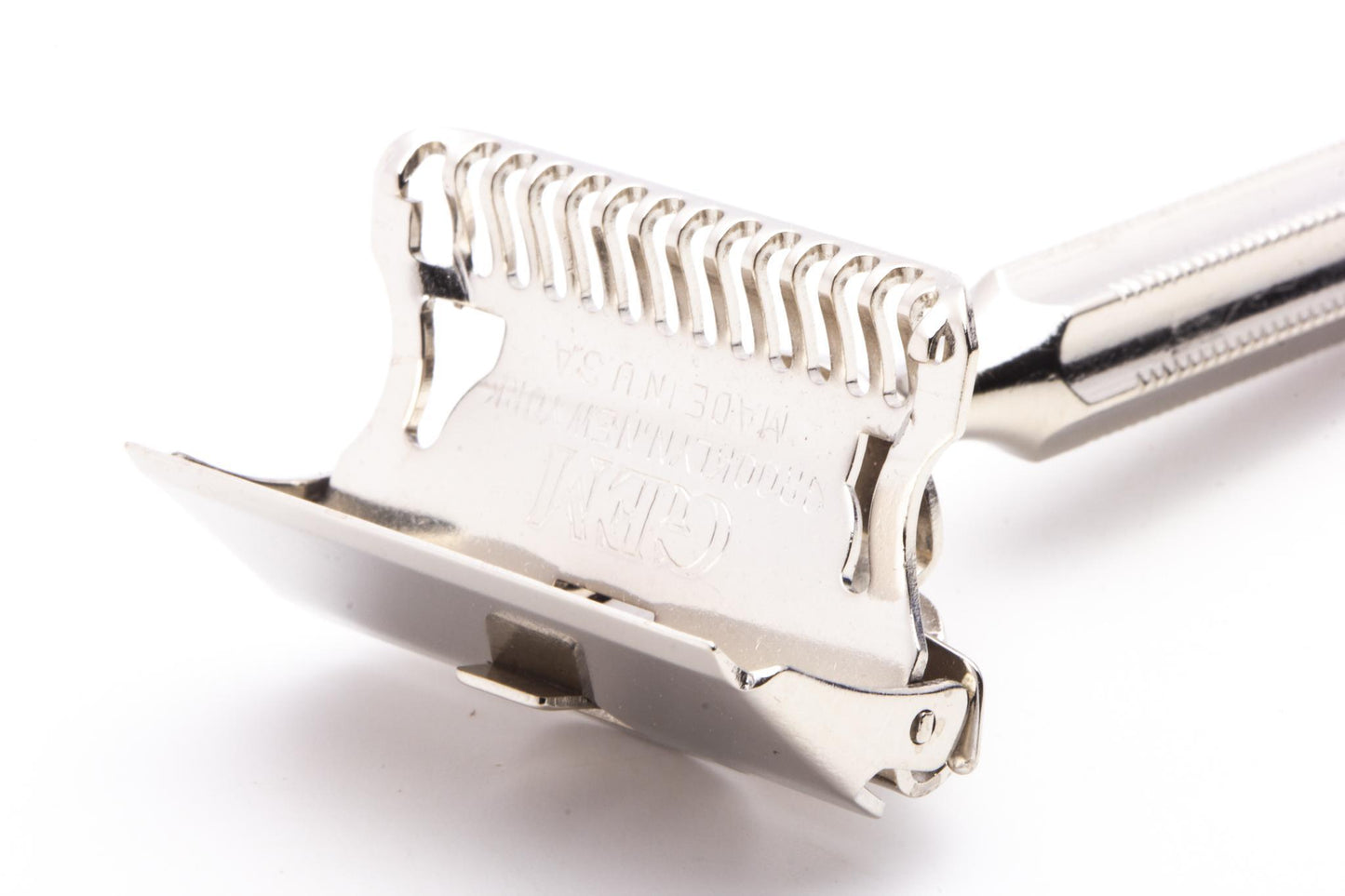 1930's Gem Jr Single Edge Safety Razor | Factory Nickel Revamp