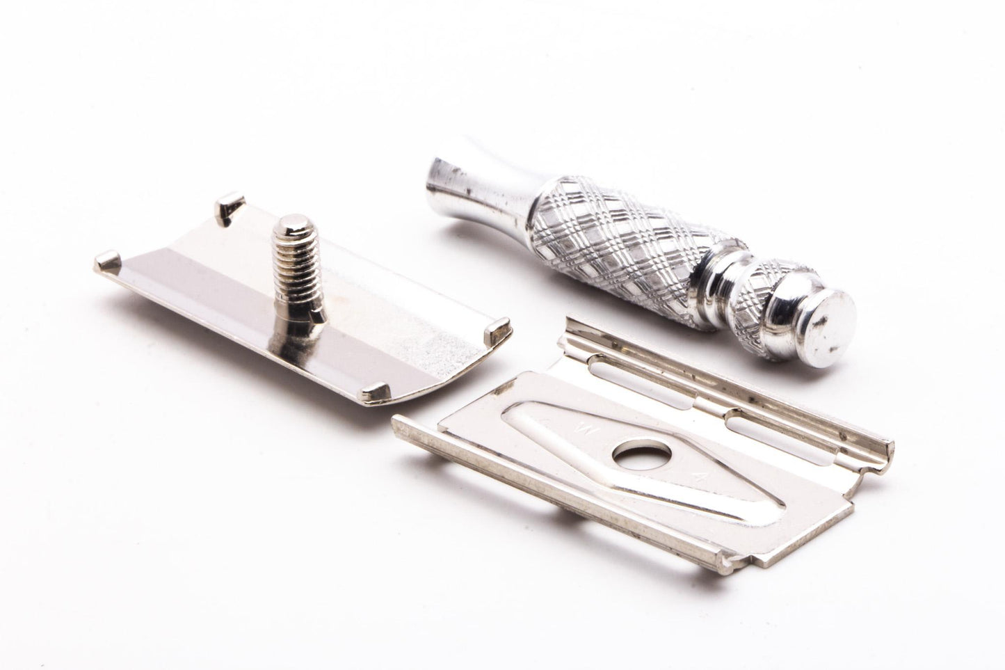 1976 W4 Gillette Ball End Tech Travel Spiral Handle Razor | Original Condition