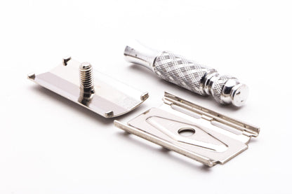 1976 W4 Gillette Ball End Tech Travel Spiral Handle Razor | Original Condition