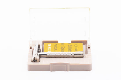 1957 C4 Gillette Flare Tip Super Speed Safety Razor Set | Original Condition