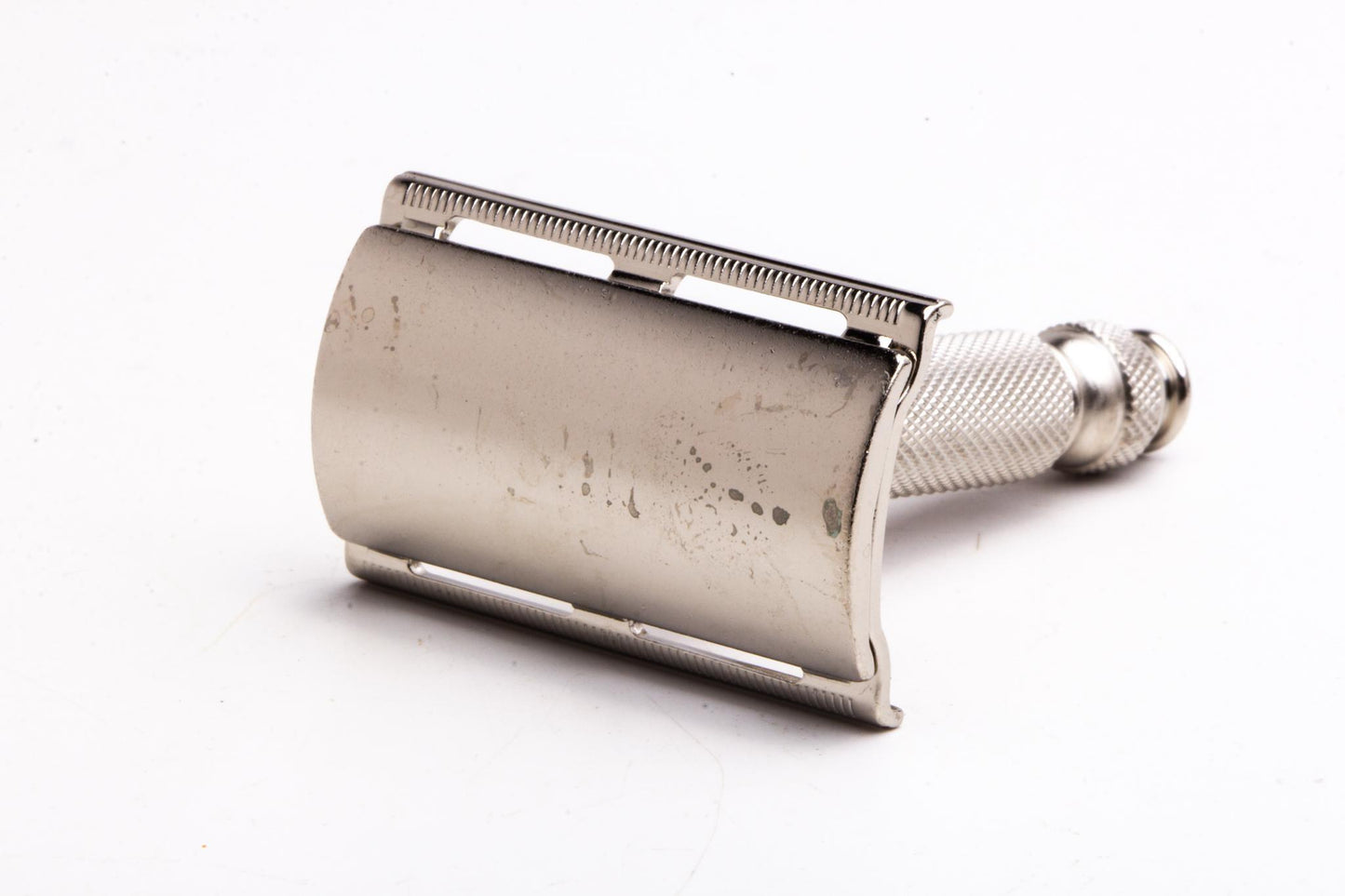 1951 W2 Gillette Travel Ball End Double Edge Razor  | Factory Nickel Revamp