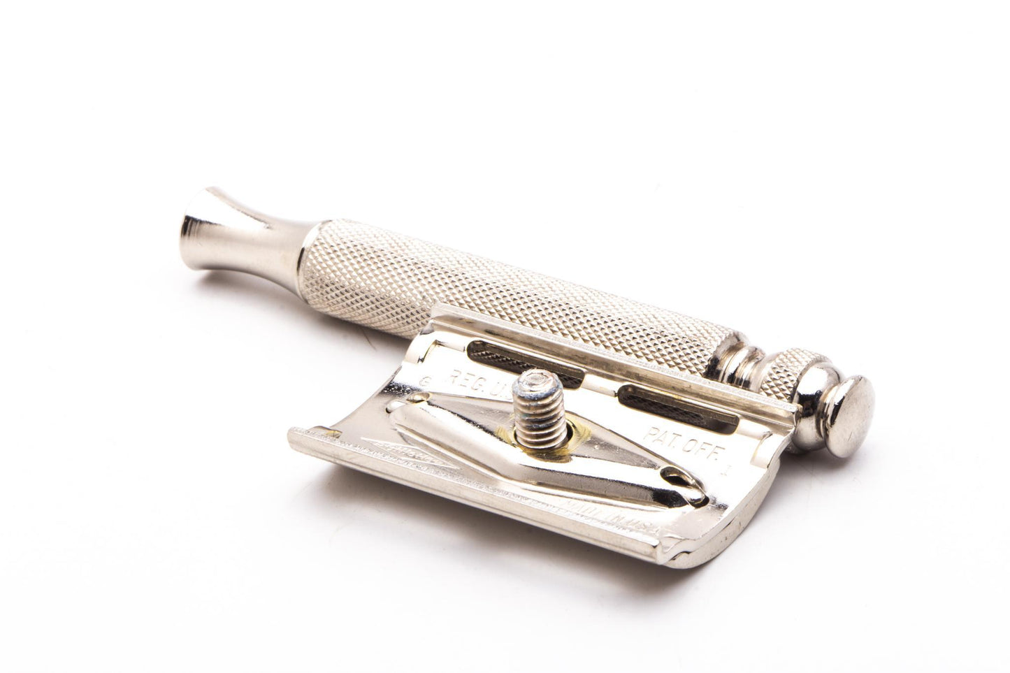1940's Gillette Ball End Tech 3 Piece Double Edge Safety Razor | Original Condition