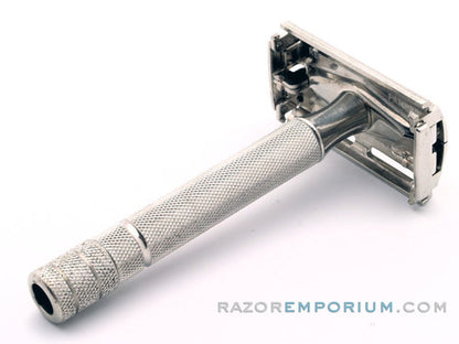 1940's Super Speed Double Edge Safety Razor in Red Case w/ Bladebank