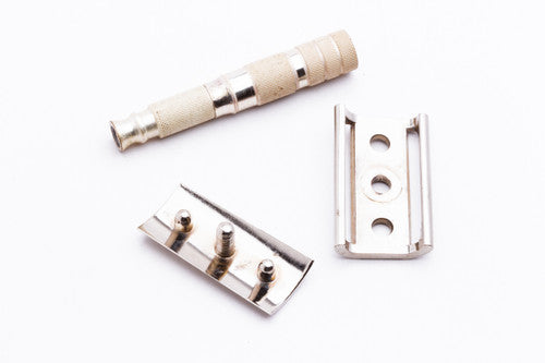 1960s Hoffritz Travel Slant Double Edge Razor
