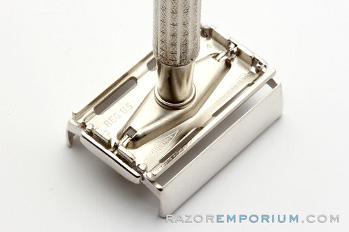1957 C4 Gillette Flair Tip Super Speed Safety Razor | Rhodium Revamp