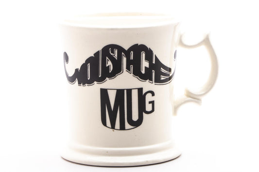 Vintage Mustache Saver Shaving Mug