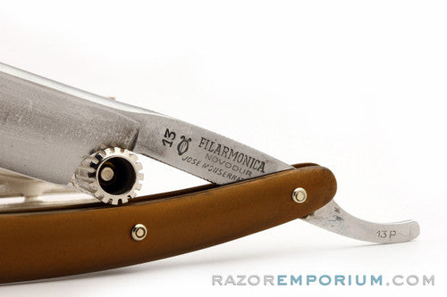 6/8" Filarmonica 13P Novodur Jose Monserrat Pou Straight Razor Hollow | Spain