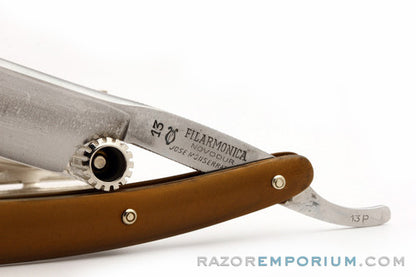6/8" Filarmonica 13P Novodur Jose Monserrat Pou Straight Razor Hollow | Spain