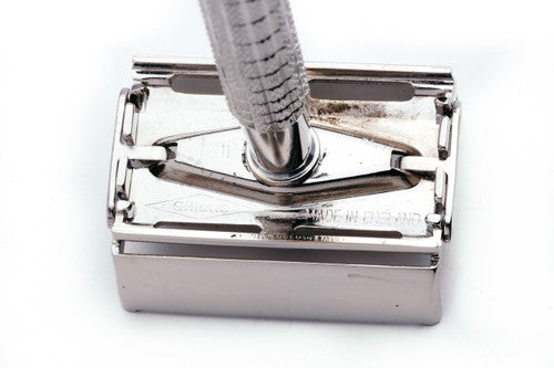 1960's Gillette Giromatic Flare Tip Rocket Safety Razor Factory Nickel Revamp