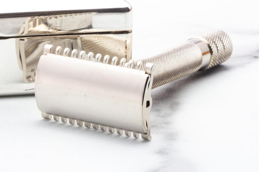 1930's Gillette NEW Big Fellow Hybrid Double Edge Safety Razor Set | Original Condition