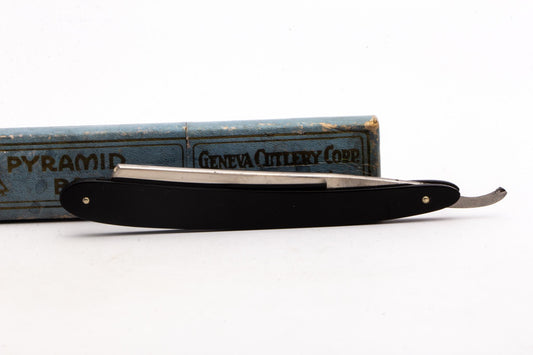 5/8" Vintage Restored Geneva Cutlery Co. Straight Razor With Coffin
