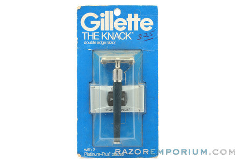 1976 Gillette Knack DE Safety Razor NOS W1
